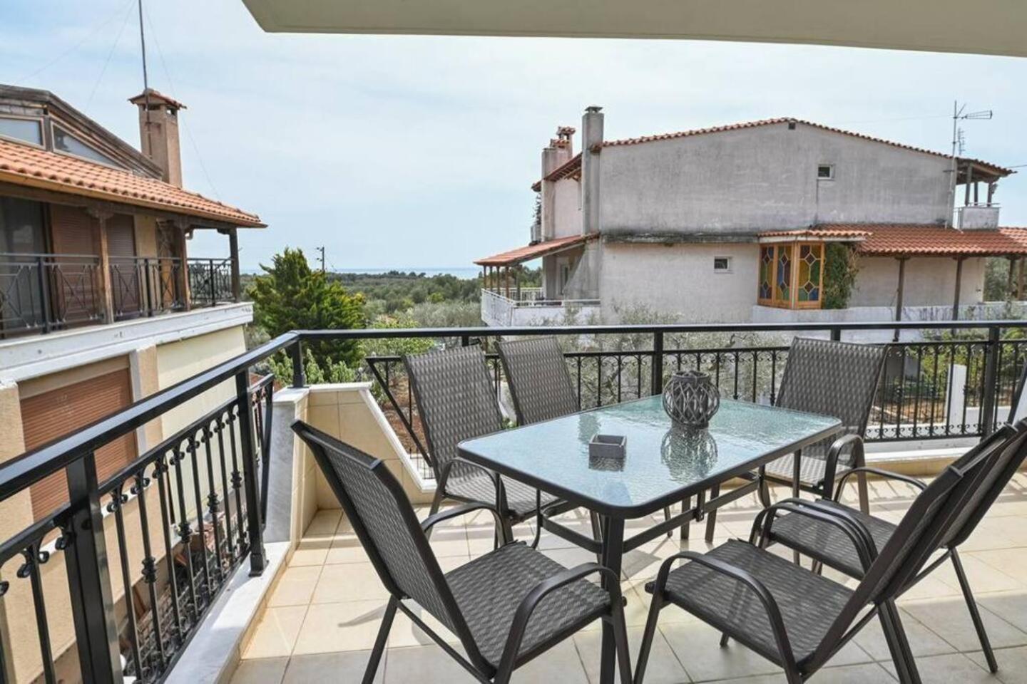 Oliva Apartments Nea Nea Makri Esterno foto