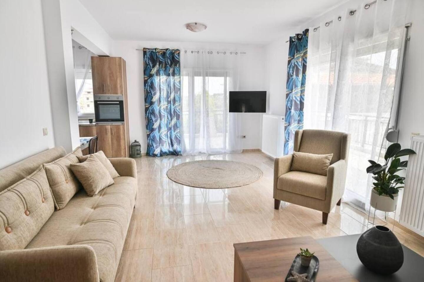 Oliva Apartments Nea Nea Makri Esterno foto
